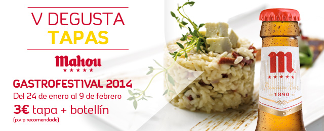 OcioS.O.S Madrid: V DEGUSTA TAPAS MADRID 2014: TAPA + BOTELL\u00cdN MAHOU 3\u20ac DEL 24 DE ENERO AL 9 DE ...
